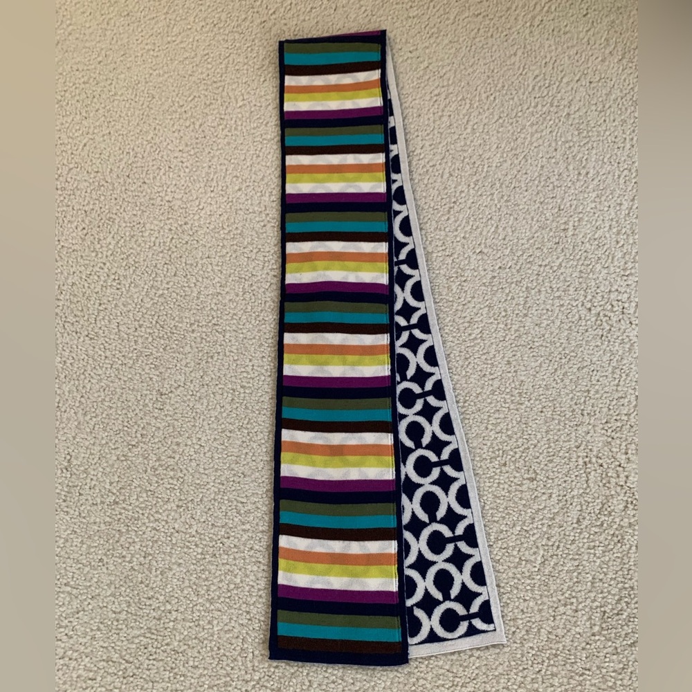 Coach reversible Merino Wool Scarf